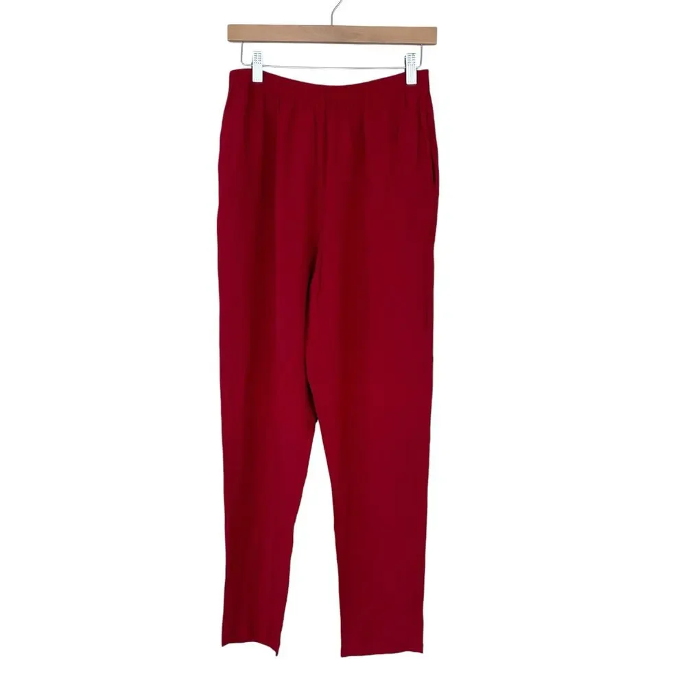 Diane Von Furstenberg Color Authority Red Matching Set Sz M/L